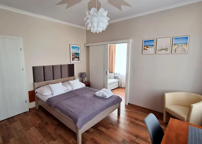 Bursztynowa Przy Morzu - 1 Minuta Do Plazy 홈스테이